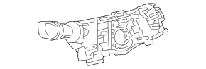 Left steering column switch for Toyota Prius 50 16-22 under fog lights
