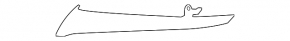 Left side mirror molding for Lexus NX 22-25