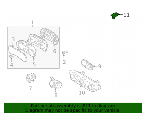 Front Panel Light Sensor Kia Forte 19-21