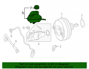 Mercedes W167 GLE 350 450 20-22 GTZ reservoir with lid