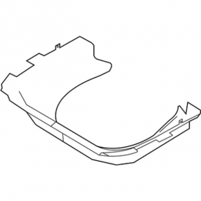 Ford Explorer 16-19 Trunk Trunk Trim Black