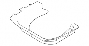 Ford Explorer 16-19 Trunk Trunk Trim Black
