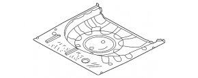 Nissan Sentra 20-24 Trunk Tray
