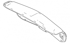 Trunk lid trim Mazda6 09-13