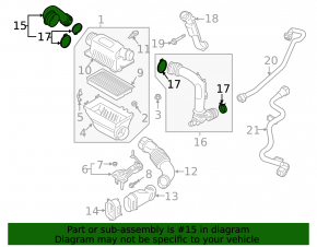 Air duct from filter right Ford Explorer 20-24 3.0T