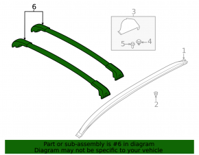 Ford Escape MK4 20-25 crossbars