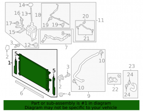 Radiator cooling water Mazda 3 19-26 4d 2.5T Mexico