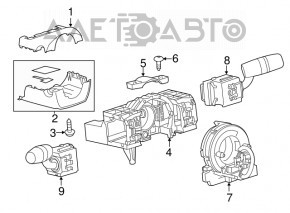 Left steering column switch for Mazda CX-9 16-21