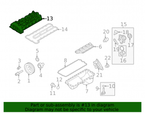 Valve cover BMW 1 E82 08-13 N54