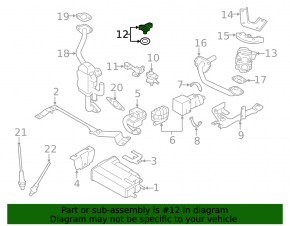 Map Sensor Subaru Forester 14-18 SJ 2.5