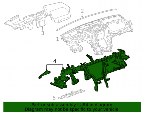 Under-torpedo pipe reinforcement Cadillac ATS 13-