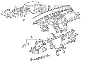 Under-torpedo pipe reinforcement Cadillac ATS 13-