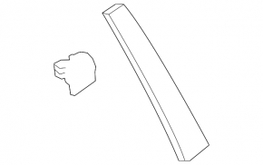 Volvo XC90 16-23 rear left side door trim