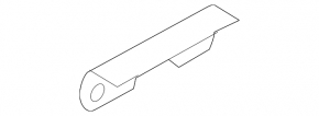 Rear bumper absorber left Audi A6 C7 12-15 prerest
