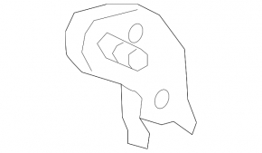 Right hood shock absorber bracket for Audi Q8 19-26