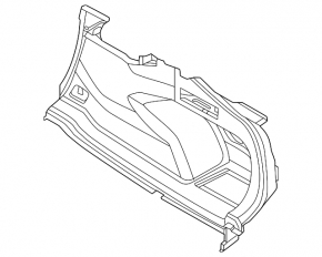 Right arch trim BMW i4 22-26 black