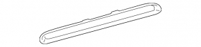 Lower left rear bumper insert for Lexus CT200h 11-13