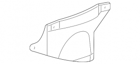 Engine protection side arch left Toyota Camry v30