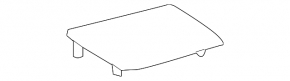Lexus ES300h ES350 13-18 black front panel trim for the center speaker