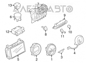 Climate control and window lift Mini Cooper Clubman R55 11-14 manual