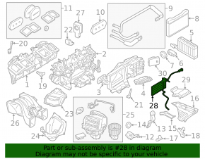 Heater heater BMW 5 F10 10-16