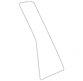 Door trim side rear left rear Acura MDX 07-10