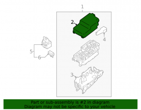 Mazda3 MPS 11-13 Underhood Fuse Box Cover