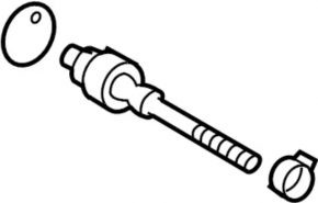 Left steering rod for Infiniti FX35 09-12