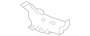Front Left Fender Bracket Nissan Altima 19-24