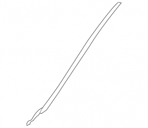 Right windshield molding for Jaguar XF 16-23