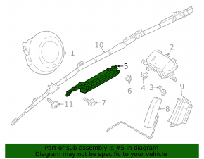 Mazda CX-50 23-25 passenger knee airbag
