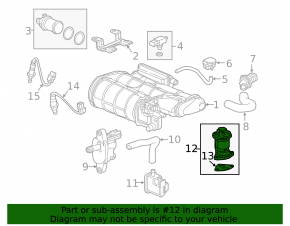 EGR valve Acura MDX 14-20