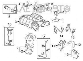 EGR valve Acura MDX 14-20