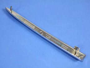 Front bumper molding left Fiat 500 12-19 chrome
