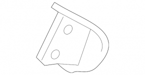 Lower Front Left Fender Bracket GMC Terrain 18-