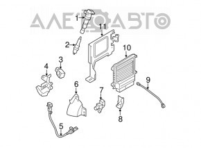 ECU block engine computer Kia Optima 11-13 hybrid