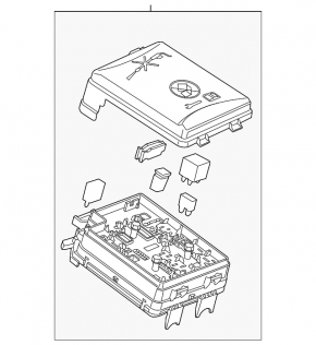 Buick Encore 18-21 underhood fuse box assembly