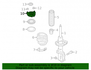 Front left shock absorber support Hyundai Kona 18-23