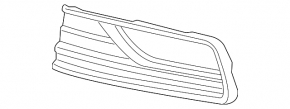Front bumper grille side left VW Passat b8 16-19 USA under fog lights