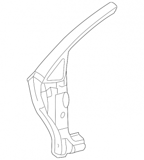 Front right quarter panel for Toyota Prius 2009-2010