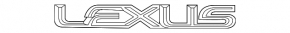 Emblem inscription Lexus tailgate Lexus RX300 RX330 RX350 RX400h 04-09