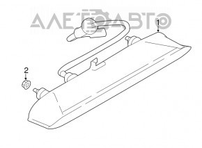 Brake light Subaru Impreza 17-23 5d-