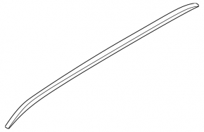 Left longitudinal roof rail for Kia Sportage 23-26 for panoramic windows, high profile