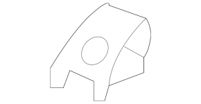Audi Q5 8R 09-17 Rear Row Isofix Plug, Brown