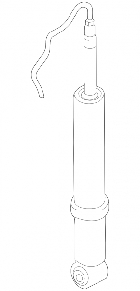 Rear left shock absorber Porsche Cayenne 958 11-17
