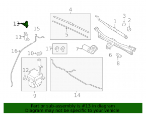 Kia Optima 11-15 Washer Fluid Level Sensor