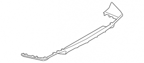 Porsche Cayenne 19-26 Sport Rear Bumper Lip