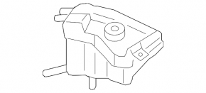 Expansion tank cooling Lincoln MKZ 13-16 3.7 without cap