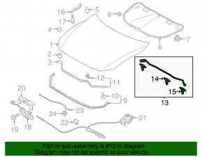 Mazda 6 13-17 Windscreen Wiper Seal