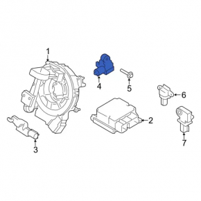 Airbag sensor rear left Ford Ecosport 18-22
